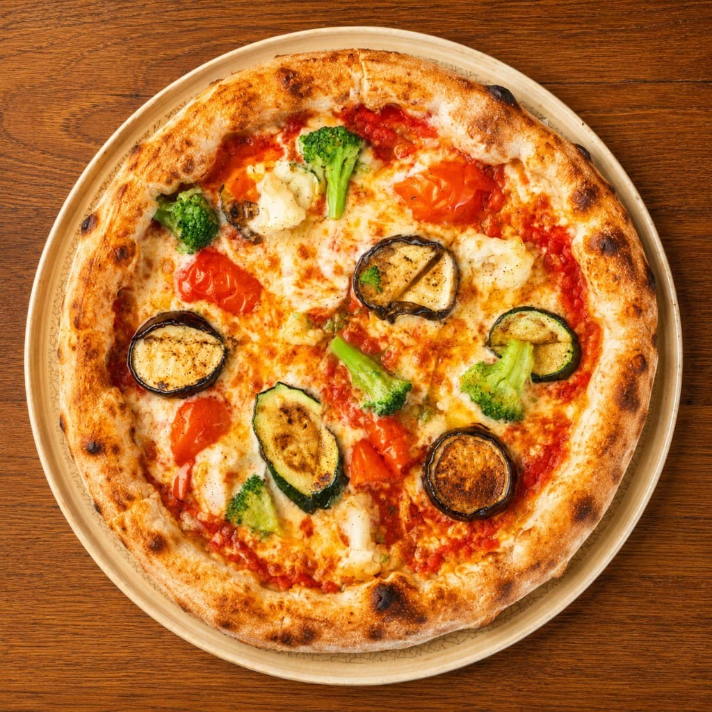 Pizza mit Gemüse — Il Gusto